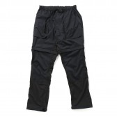 and wander-trek 2way pants - Black