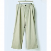 AURALEE-WASHED FINX LIGHT CHINO WIDE PANTS - Ivory