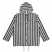 ELVIRA-BREAK HOOD COACH'S JACKET - B (Stripe)