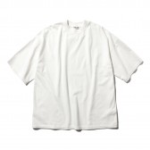 AURALEE-SOFT CORD BIG TEE - White