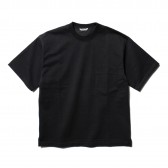 AURALEE-STAND-UP TEE - Black