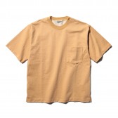 AURALEE-STAND-UP TEE - Camel Yellow