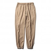 AURALEE-WOOL SILK TROPICAL EASY SLACKS - Beige Chambray