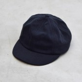 COMOLI-シルクネップ キャップ - Black