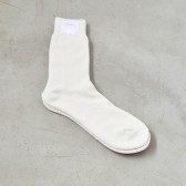 COMOLI-シルクネップ ソックス - Ecru