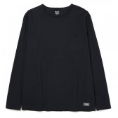 DELUXE CLOTHING-PINA COLADA LONG SLV.TEE - Black