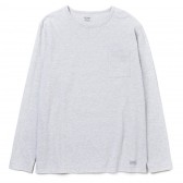 DELUXE CLOTHING-PINA COLADA LONG SLV.TEE - Gray