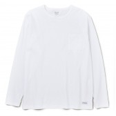 DELUXE CLOTHING-PINA COLADA LONG SLV.TEE - White
