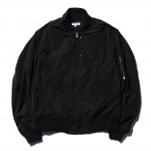 ENGINEERED GARMENTS-Aviator Jacket - Memory Polyester - Black