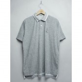 MOUNTAIN RESEARCH-Big Animal Polo S:S - 動物刺繍 Pile - Gray
