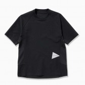 and wander-hybrid base layer short sleeve T - Black