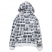 BEDWIN-L/S PULLOVER HOODED SWEAT 「DAVID」 - White