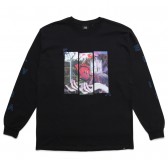 ELVIRA-HOIDING ROSE L/S T-SHIRT - Black
