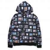BEDWIN-L/S PULLOVER HOODED SWEAT 「DAVID」 - Black