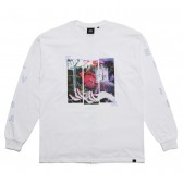 ELVIRA-HOIDING ROSE L/S T-SHIRT - White