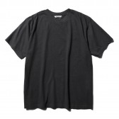 AURALEE-TWIST COTTON CASHMERE TEE - Ink Black