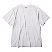 AURALEE-TWIST COTTON CASHMERE TEE - White