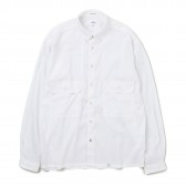 BEDWIN-L:S BD SHIRT JACKET OW 「MARSHALL」 - White