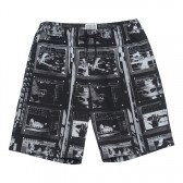 C.E : CAV EMPT-FRAME PRINTED SHORTS - Black