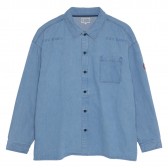 C.E : CAV EMPT-WASHED DENIM SHIRT JACKET - Indigo