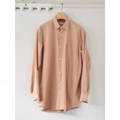 COMOLI-コモリシャツ - Sand Pink