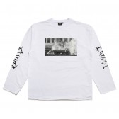 ELVIRA-BURNING CAR BABY SWEAT - White