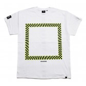 ELVIRA-GLITCH FRAME T-SHIRT - White