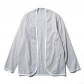 FLISTFIA-Piping Cardigan - Gray Stripe
