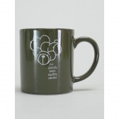 MOUNTAIN RESEARCH-Bear Mug - 熊グラフィック - Khaki