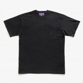 NEPENTHES Purple Label - N Emb. Pocket Tee - Black