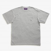NEPENTHES Purple Label - N Emb. Pocket Tee - Grey
