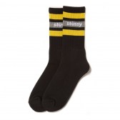 STUSSY-Stripe SP18 Crew Socks - Black