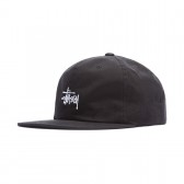 STUSSY-Stussy Saturn Strapback Cap - Black