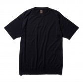 BATONER-32Gクルーネック半袖プルオーバー (メンズ) - Navy