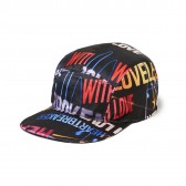 BEDWIN-NEON JET CAP 「JATBIZ」 - Black