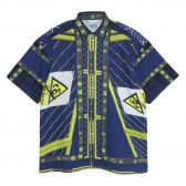 C.E : CAV EMPT-CHAINLINK SHORT SLEEVE SHIRT - Navy