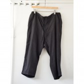 COMOLI-ベタシャン テーパードパンツ - Charcoal