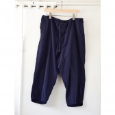 COMOLI-ベタシャン テーパードパンツ - Navy