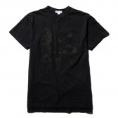 ENGINEERED GARMENTS-Printed Cross Crew Neck T-Shirt - Floral - Dk.Navy