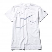 ENGINEERED GARMENTS-Printed Cross Crew Neck T-Shirt - Hoka - White