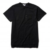 ENGINEERED GARMENTS-Printed Cross Crew Neck T-Shirt - Musicians - Dk.Navy