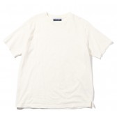 Living Concept-COTTON LINEN BASIC T-SHIRT - White