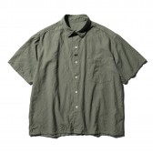 Porter Classic-HONOKAA SHORT SLEEVE SHIRT - Hawaiian Green