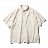 Porter Classic-HONOKAA SHORT SLEEVE SHIRT - Sunset White