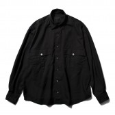 Porter Classic-ROLL UP SHIRT - Black