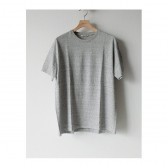 AURALEE-SEAMLESS CREW NECK TEE