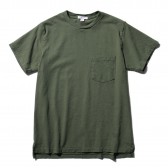 EG Workaday Crossover Neck Pocket Tee - Olive