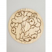 MOUNTAIN RESEARCH-Anarcho Cups 043 - Bear Lid (for Bowl) - Beige