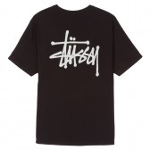 STUSSY-Basic Stussy Tee - Black