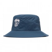 STUSSY-Crushable Stock Lock Bucket - Navy